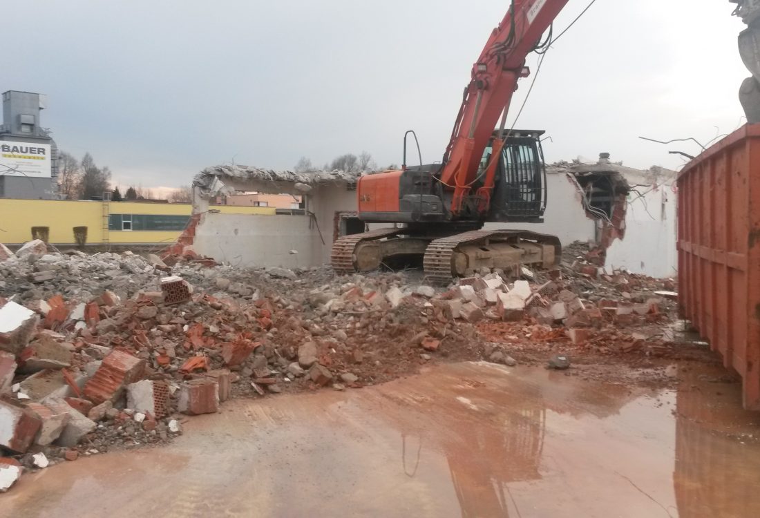 Abbruch Supermarkt, Altötting