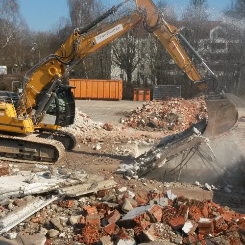 Abbruch Supermarkt, Altötting