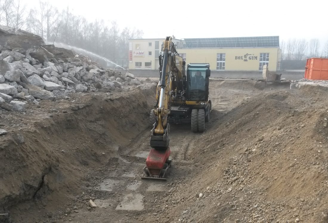 Abbruch Supermarkt, Altötting