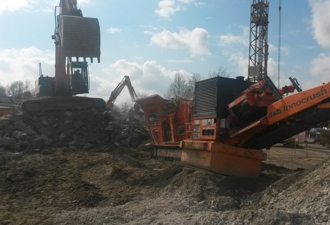 Abbruch Supermarkt, Altötting