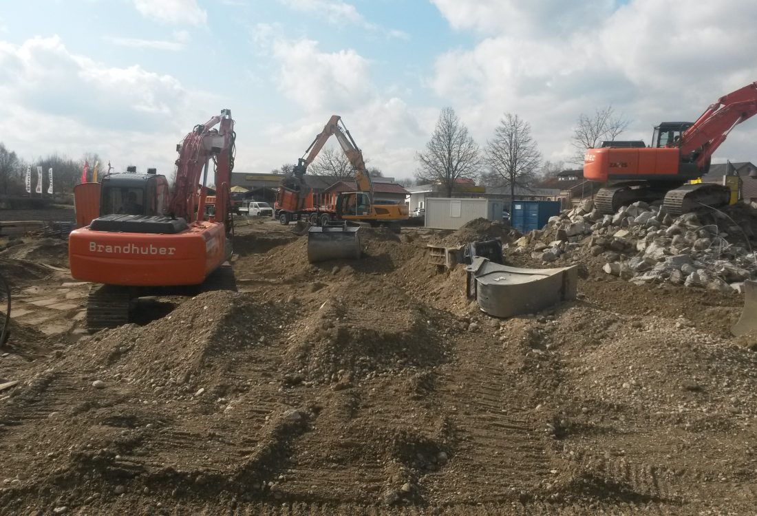 Abbruch Supermarkt, Altötting