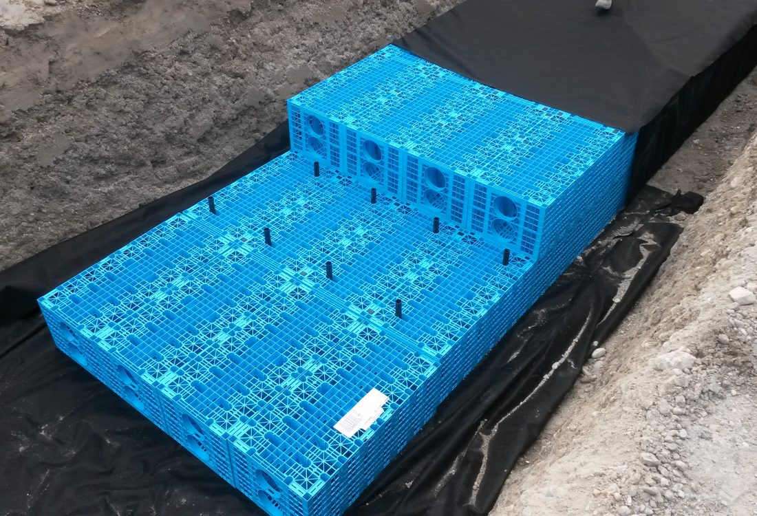 Neubau Außenanlagen und Rigolen-Einbau, Penny Markt, Altötting