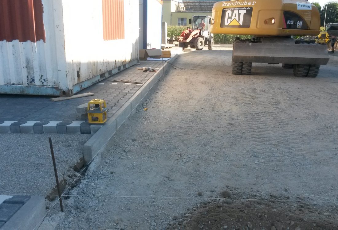 Neubau Außenanlagen und Rigolen-Einbau, Penny Markt, Altötting