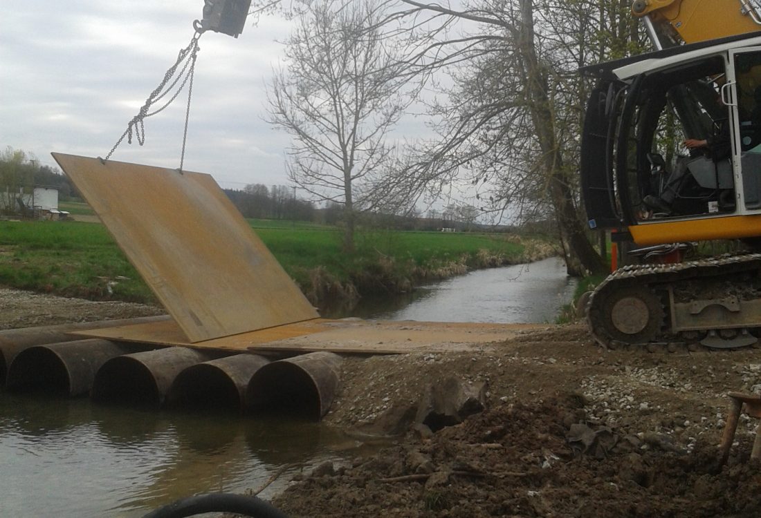 Abbruch Brücke, Malgersdorf