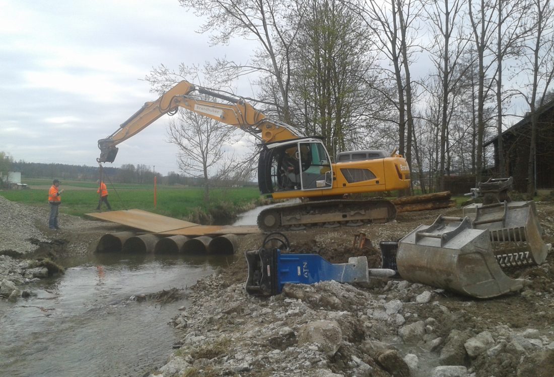 Abbruch Brücke, Malgersdorf