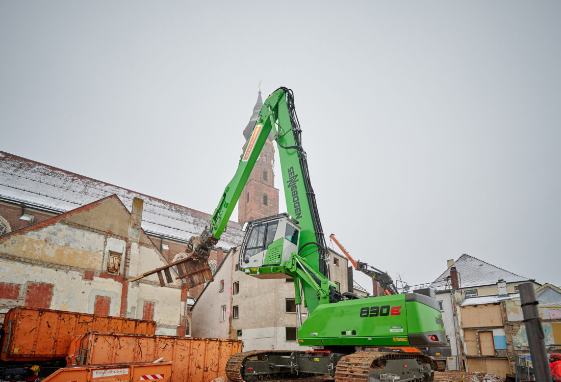 Abbruch Gebäude Pfarrplatz Straubing