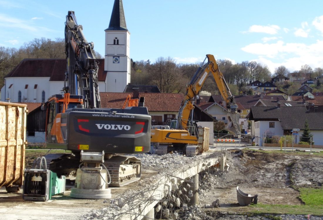 Abbruch Brücke Postmünster