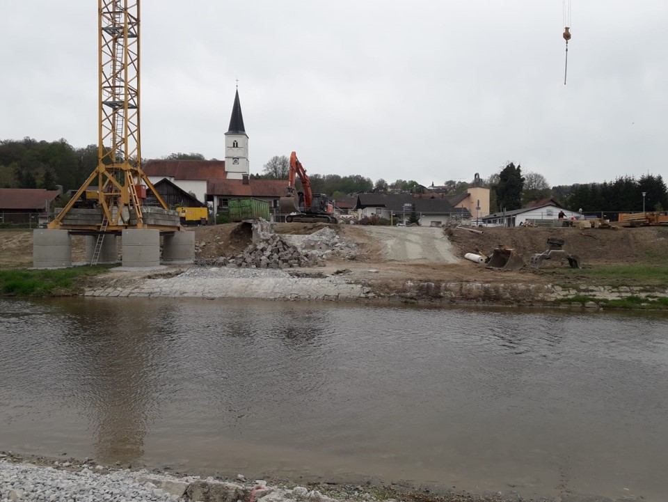 Abbruch Brücke Postmünster