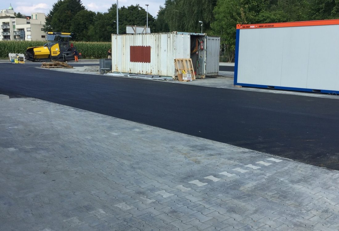 Neubau Außenanlagen und Rigolen-Einbau, Penny Markt, Altötting