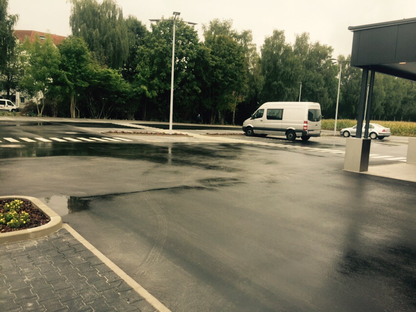 Neubau Außenanlagen und Rigolen-Einbau, Penny Markt, Altötting