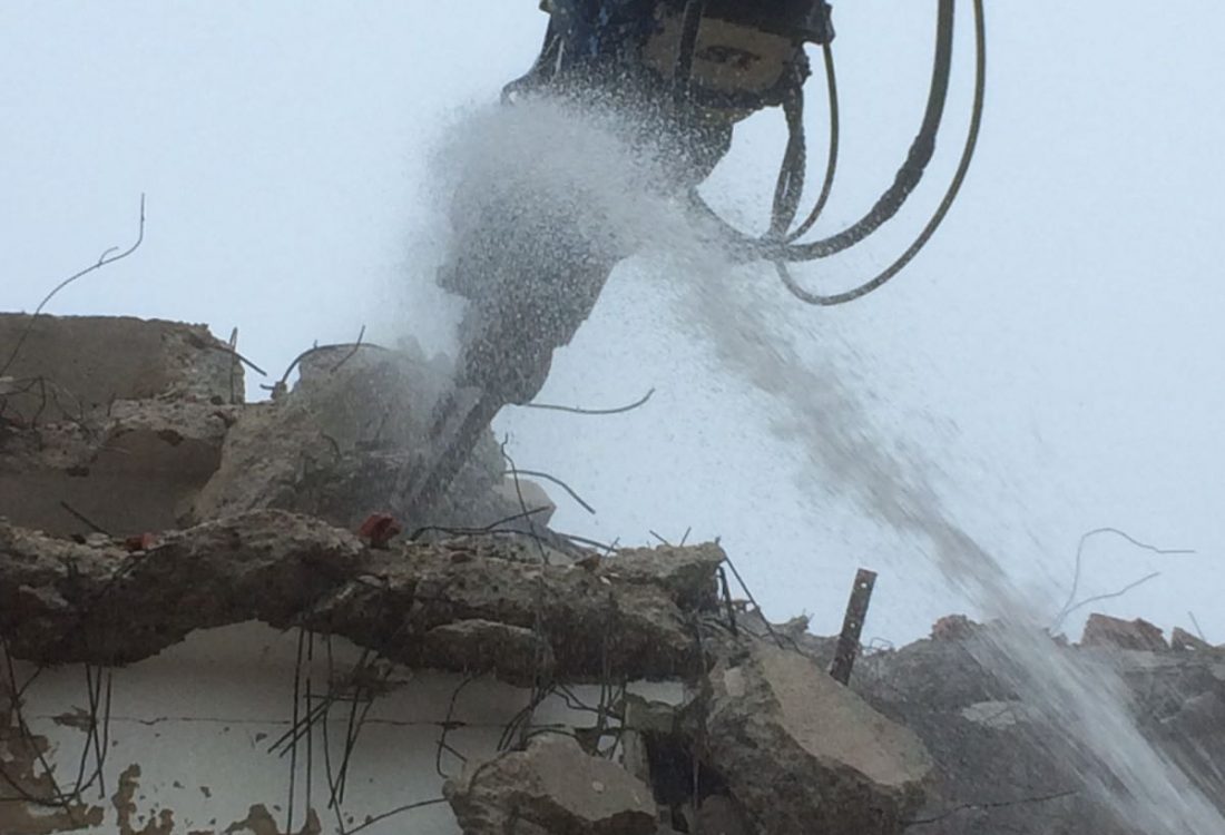 Abbruch Pflegeheim aus Stahlbeton, Bad Griesbach