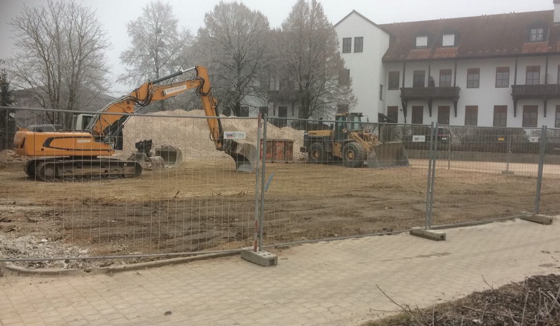 Abbruch Pflegeheim aus Stahlbeton, Bad Griesbach