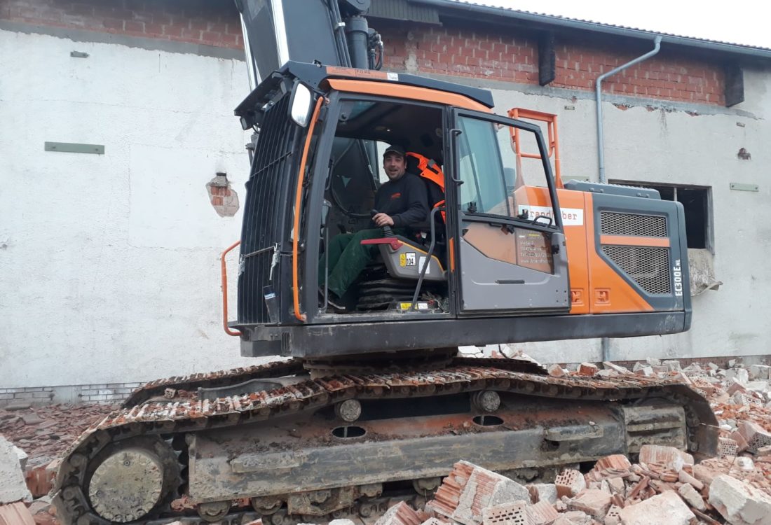 Abbruch alte Ziegelei in Moosburg