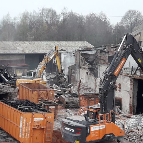 Abbruch alte Ziegelei in Moosburg