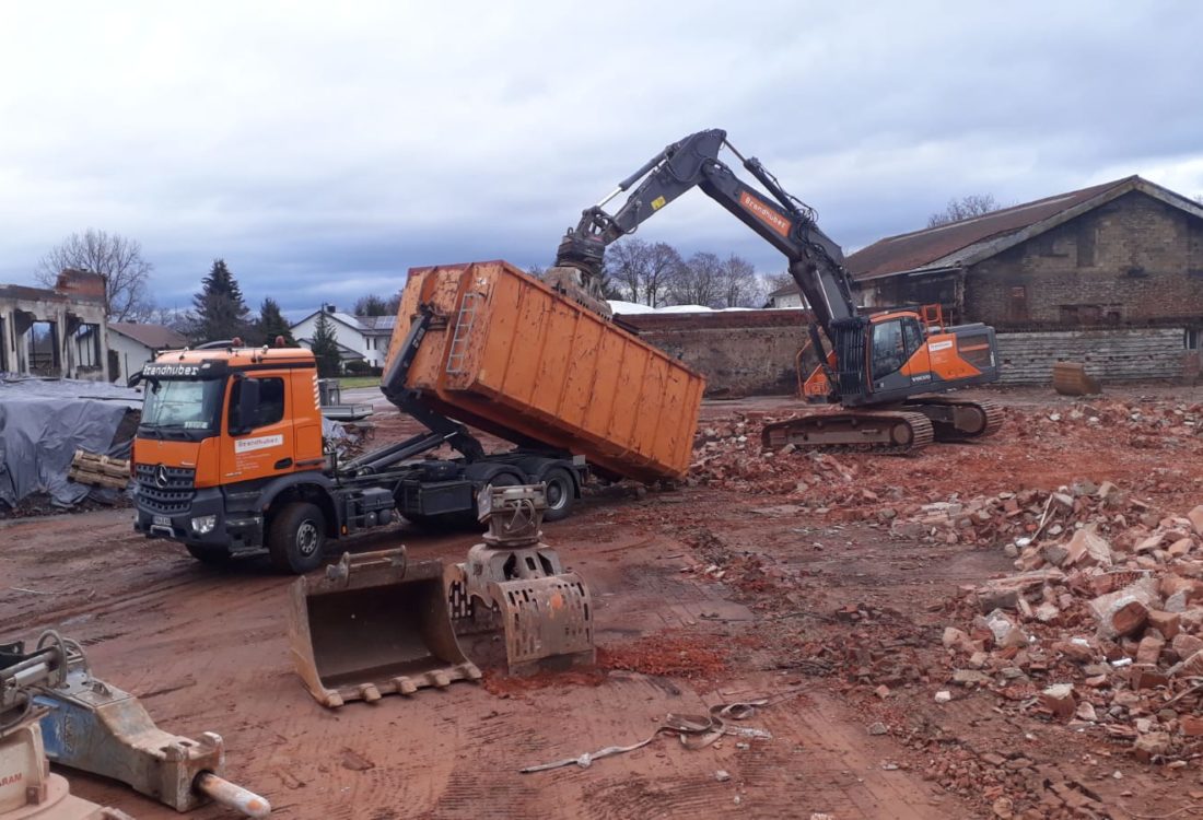 Abbruch alte Ziegelei in Moosburg