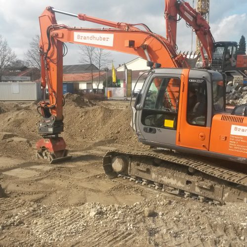 Neubau Außenanlagen und Rigolen-Einbau, Penny Markt, Altötting